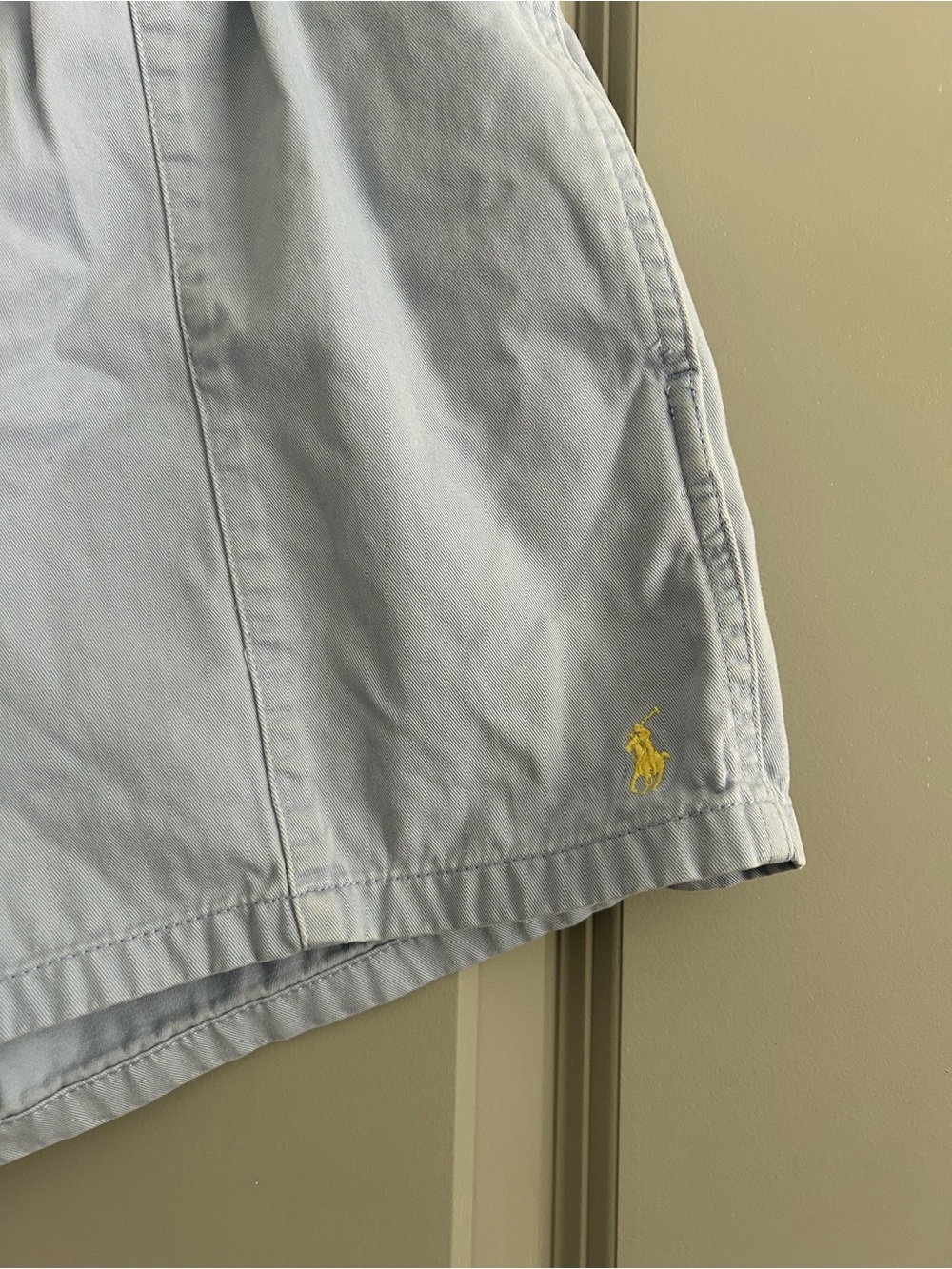 Polo Ralph Lauren Light Blue Drawstring Cotton Shorts Women’s Size Small - Picture 3 of 6